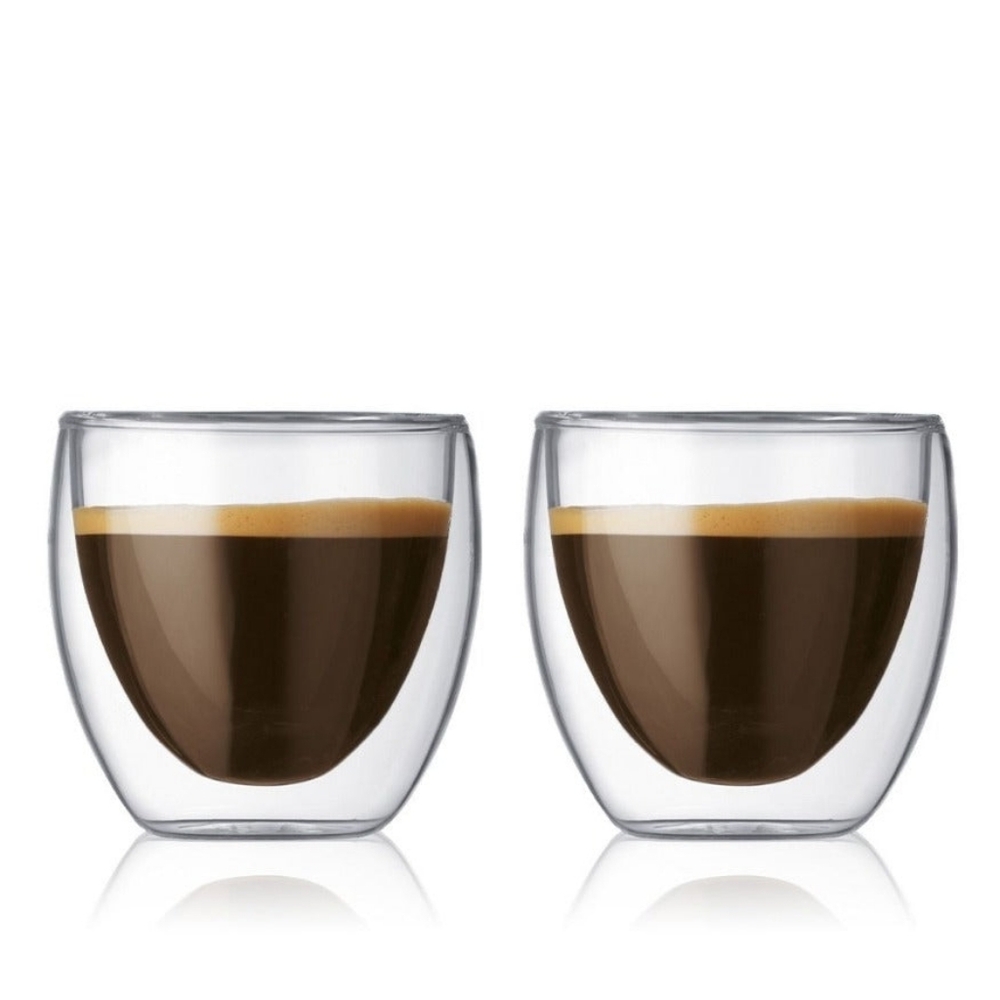 New David's Tea Double Walled Glass Cup